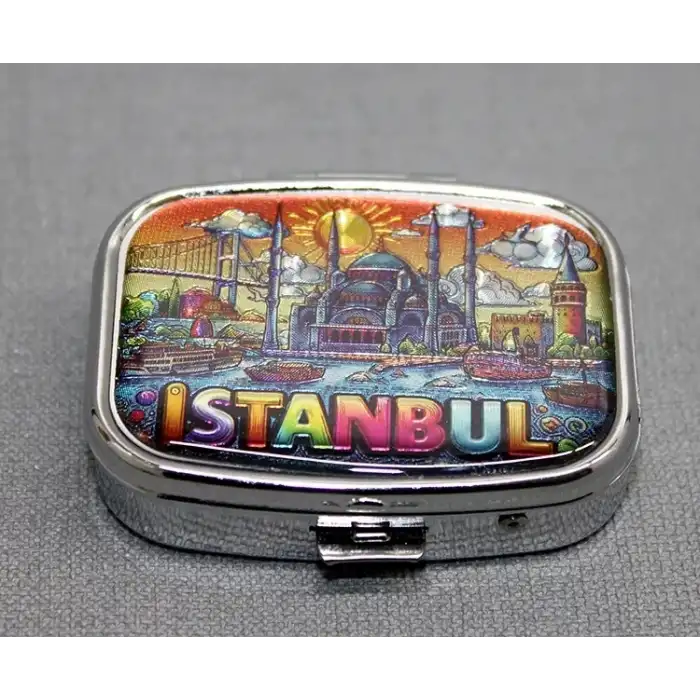 AsilTech İstanbul Temalı İlaç Kutusu - Model 12