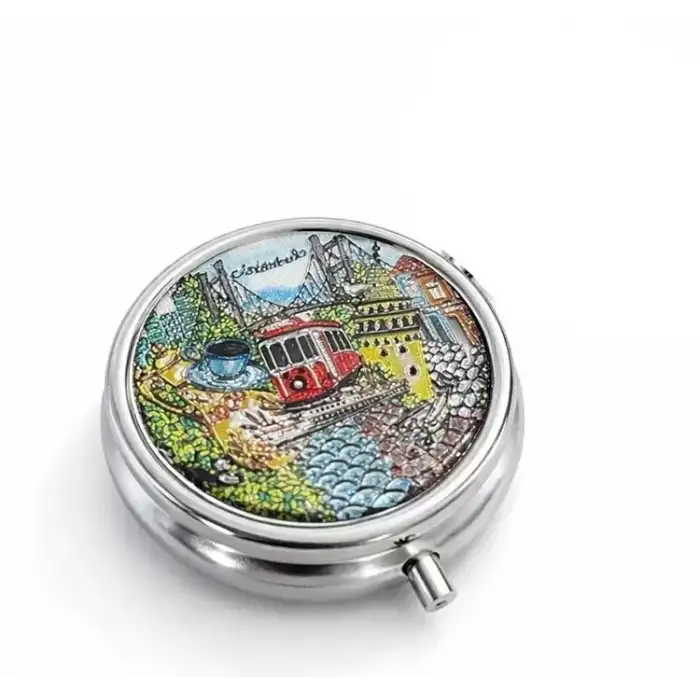 AsilTech İstanbul Temalı İlaç Kutusu - Model 15