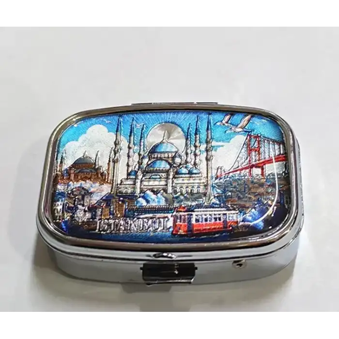 AsilTech İstanbul Temalı İlaç Kutusu - Model 3