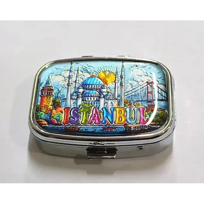 AsilTech İstanbul Temalı İlaç Kutusu - Model 4
