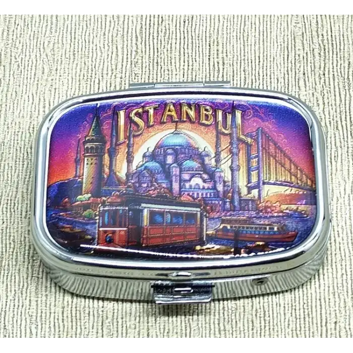 AsilTech İstanbul Temalı İlaç Kutusu - Model 8