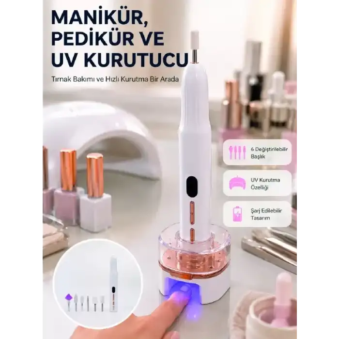 AsilTech Jel Oje Kurutma ve Tırnak Bakımı Cihazı