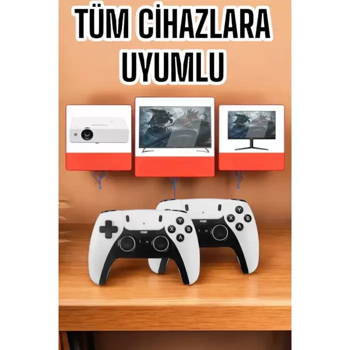 AsilTech Joystick Çift Kollu Oyun Kolu Retro Oyun Yüksek Çözünürlüklü 3D Game