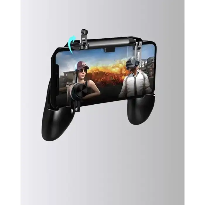 AsilTech Joystickli ve Tetikleyicili PUBG Mobile Gamepad Oyun Kontrolcüsü