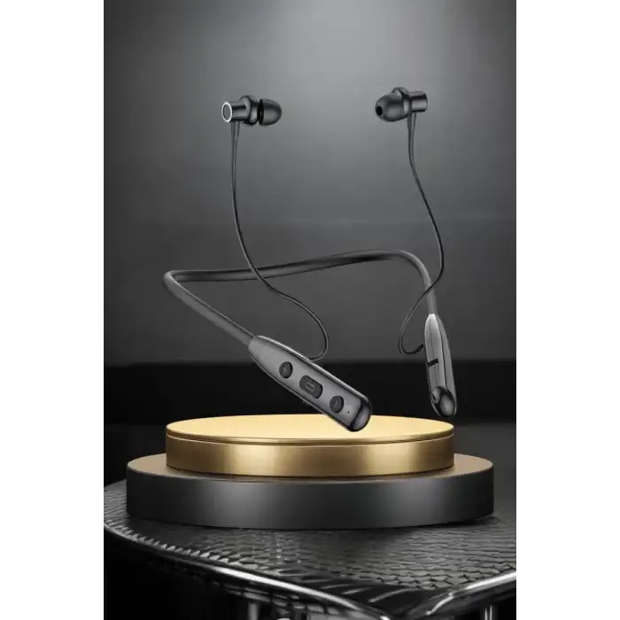 AsilTech Kablolu Bluetooth Kulaklık Boyun Bantlı ANC Özelliği Yüksek Ses Kaliteli 100 saat