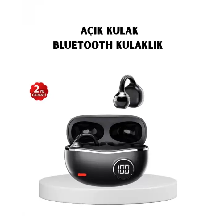 AsilTech Kablosuz Açık Kulak Kulaklık Bluetooth 5.4 Type-C Hızlı Şarj 30 Saat