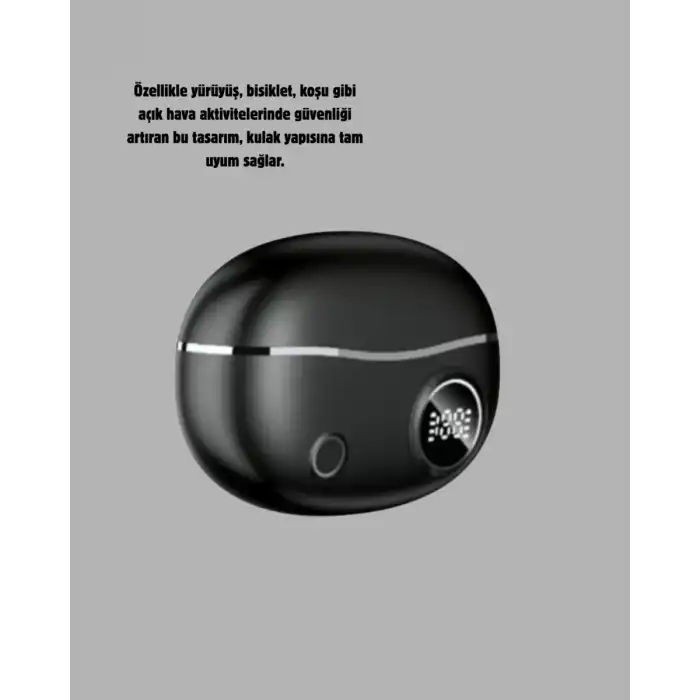 AsilTech Kablosuz Açık Kulak Kulaklık Bluetooth 5.4 Type-C Hızlı Şarj 30 Saat