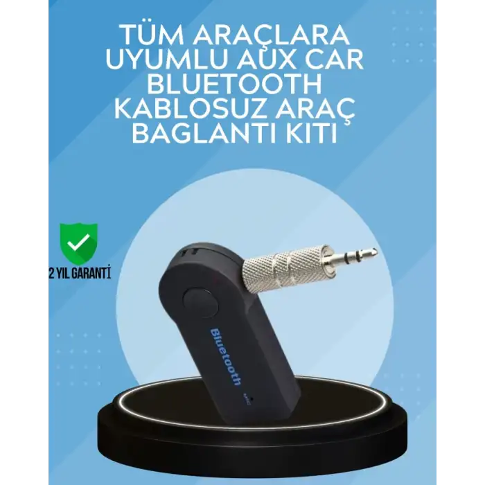 AsilTech Kablosuz Bağlantı ile Müzik ve Görüşme Araç Kiti