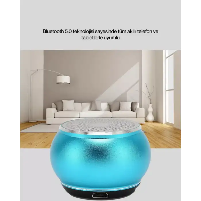 AsilTech Kablosuz Bluetooth Hoparlör | 2-3 Saat Kesintisiz Müzik Keyfi
