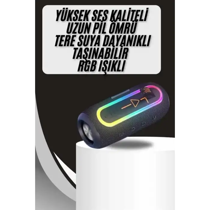 AsilTech Kablosuz Bluetooth Hoparlör Taşınabilir Çoklu Bağlantılı Özelliği