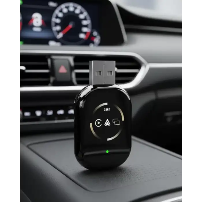 AsilTech Kablosuz CarPlay Android Auto Adaptörü Otomatik Eşleşme