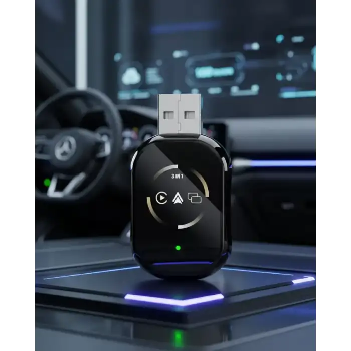 AsilTech Kablosuz CarPlay ve Android Auto Adaptörü Tak Çalıştır Kullanım