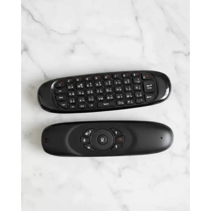 AsilTech Kablosuz Hava Fareli Mini Klavye Jiroskop Destekli Uzaktan Kumanda
