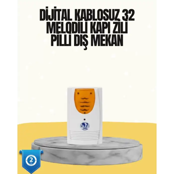 AsilTech Kablosuz Kapı Zili Düzenli ve Konforlu Yaşam Alanları İçin