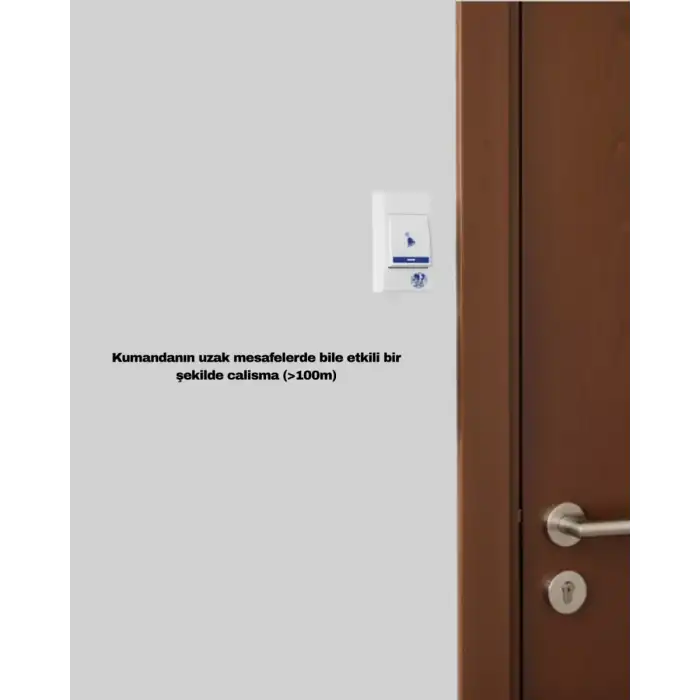 AsilTech Kablosuz Kapı Zili Düzenli ve Konforlu Yaşam Alanları İçin Yeni Nesil