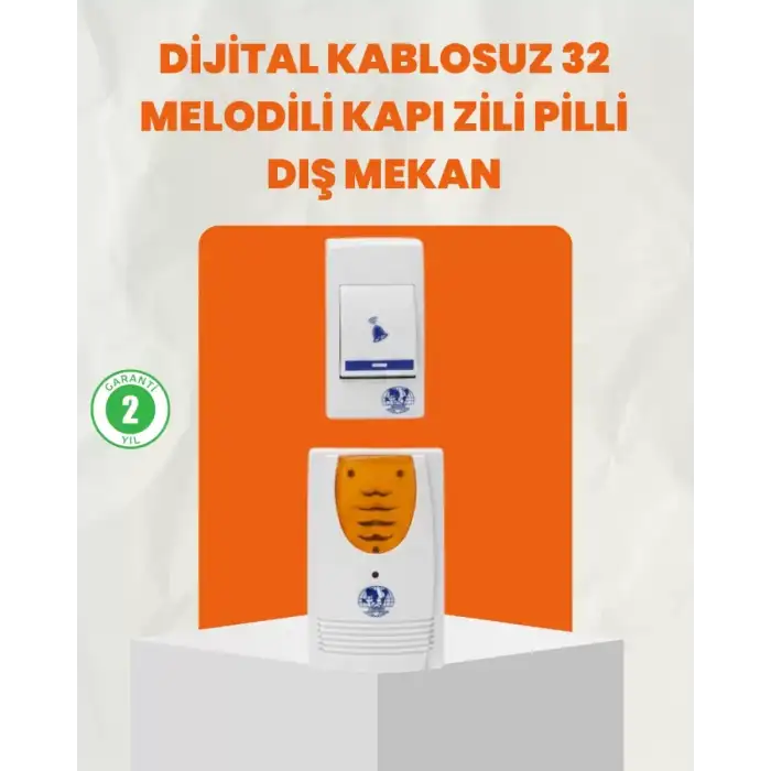 AsilTech Kablosuz Kapı Zili Ev ve Ofis İçin Konforlu Çözüm