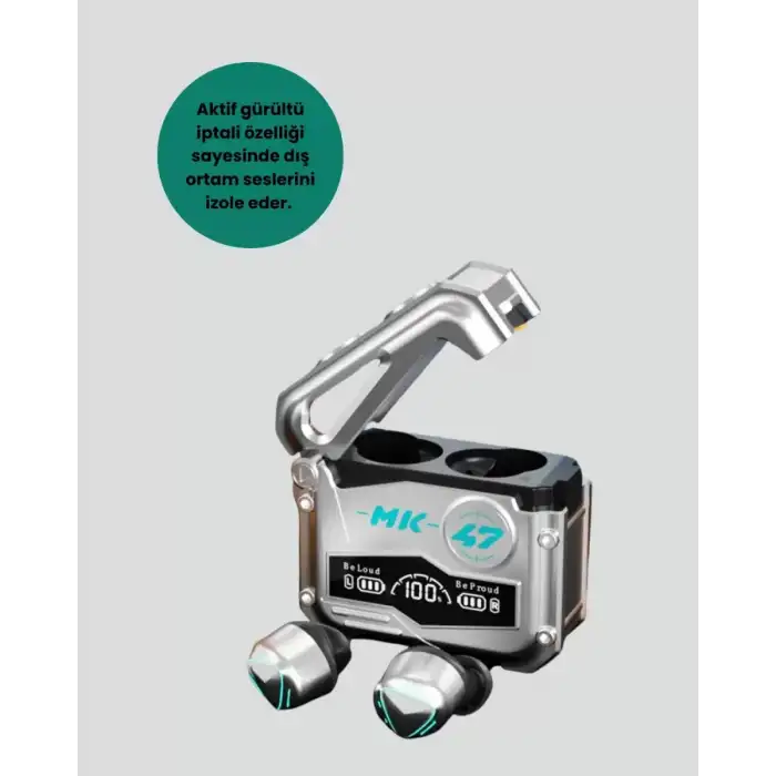 AsilTech Kablosuz Kulaklık – 3D Ses ve Gürültü Engelleme