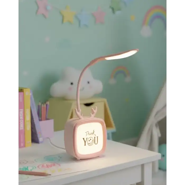 AsilTech Kablosuz LED Masa ve Gece Lambası Dekoratif Şarjlı Tasarım
