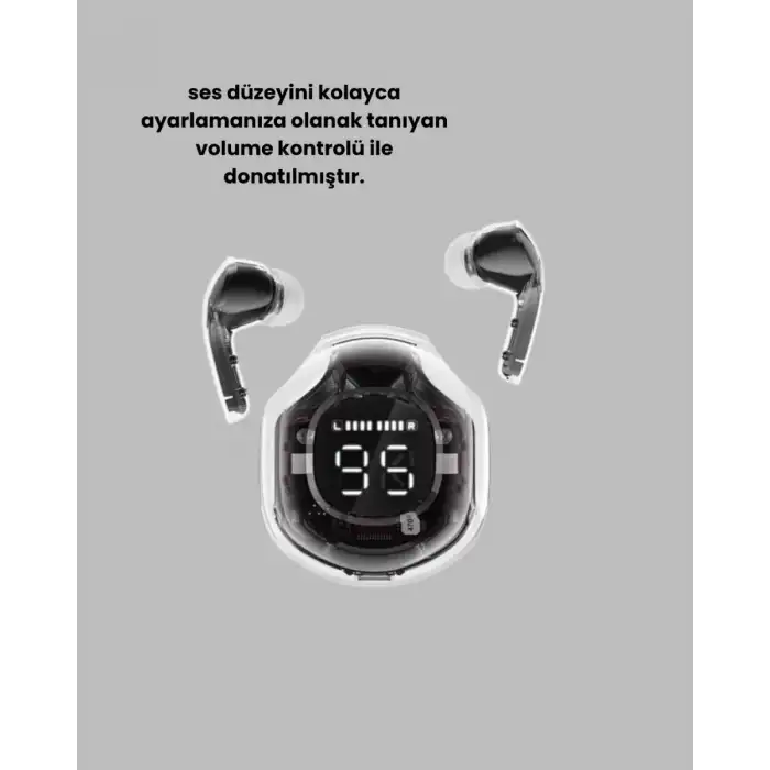 AsilTech Kablosuz Şarj Destekli Hafif ve Güçlü Kulaklık
