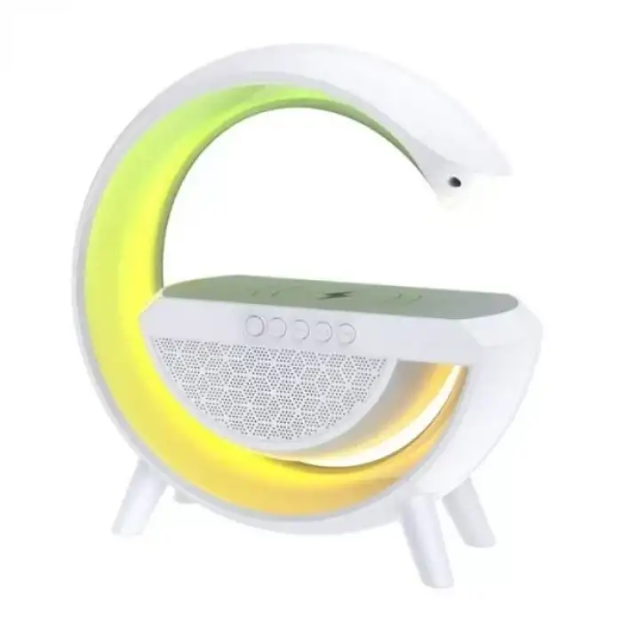 AsilTech Kablosuz Şarj Standlı RGB Hoparlör