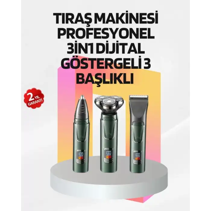 AsilTech Kablosuz Şarjlı Çok Amaçlı Tıraş Makinesi