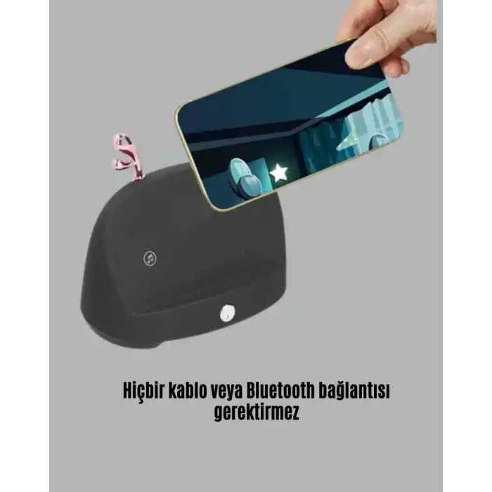 AsilTech Kablosuz Telefon Tutucu ve Bluetooth Hoparlör – Pratik ve Şık Ses Çözümü