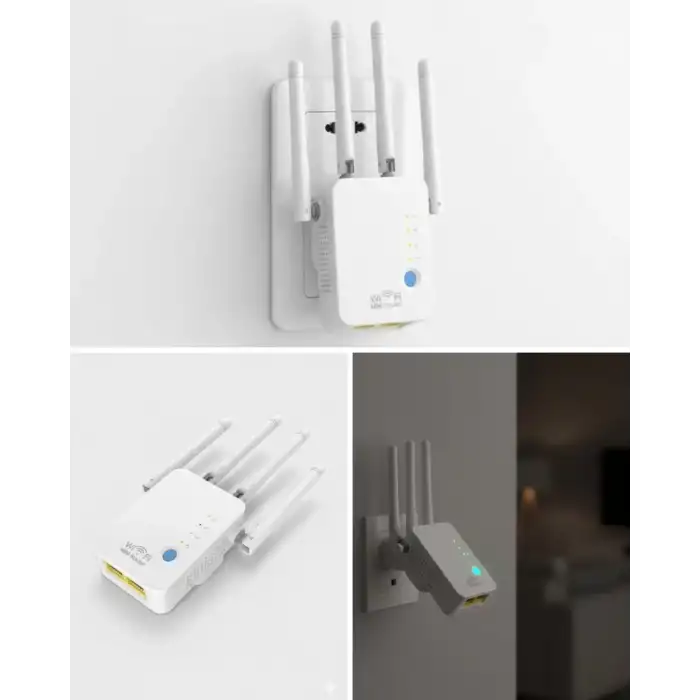 AsilTech Kablosuz WiFi Tekrarlayıcı 300Mbps