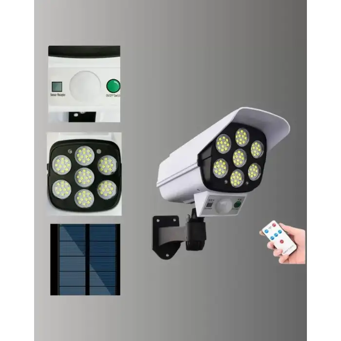 AsilTech KAMERA GÖRÜNÜMLÜ BAHÇE LAMBA