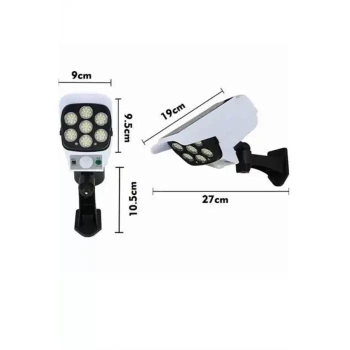AsilTech Kamera Görünümlü Led Lamba Dönebilen Bahçe Aydınlatması Duvar Lambası