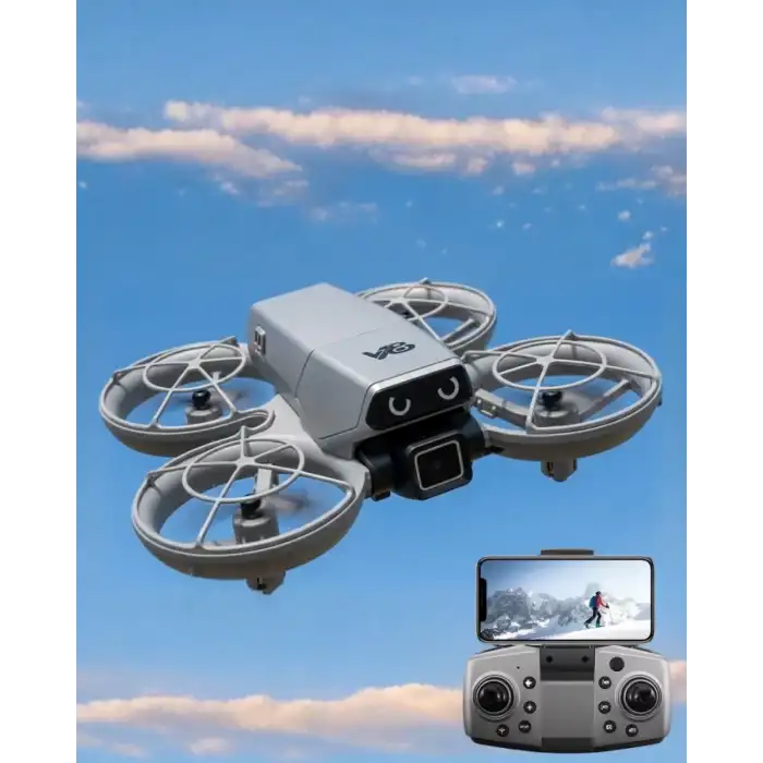 AsilTech Kameralı Mini Drone Optical Flow Hover APP Kontrollü