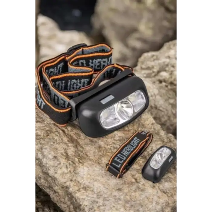 AsilTech Kamp Lambası Led Işık Kafa Lambası Balıkçı Lambası Ayarlanabilir