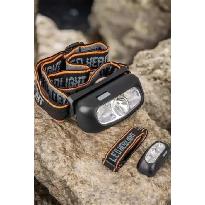 AsilTech Kamp Lambası Led Işık Kafa Lambası Balıkçı Lambası Ayarlanabilir