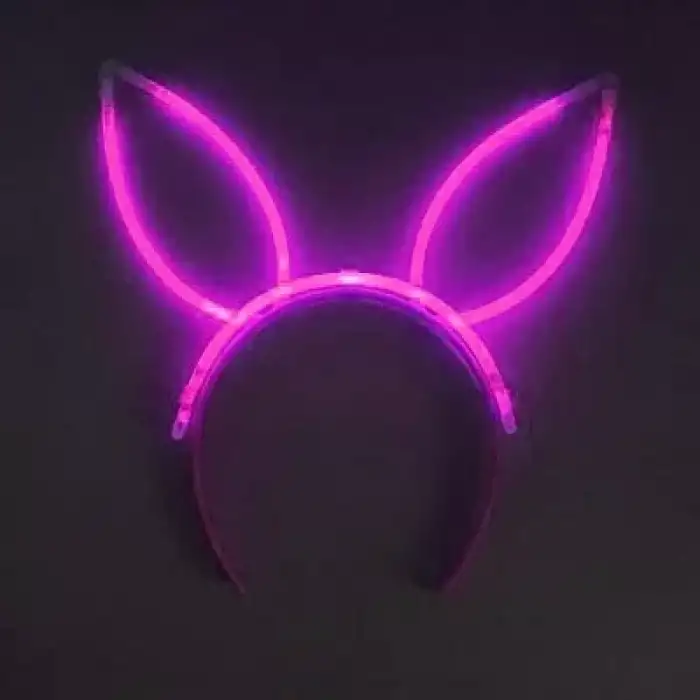 AsilTech Karanlıkta Yanan Glow Neon Fosforlu Taç - 6 Adet