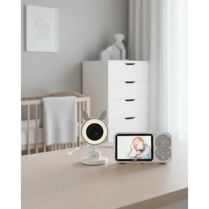 AsilTech Karşılıklı Sesli Bebek Kamerası 4x Zoom Sıcaklık Sensörlü