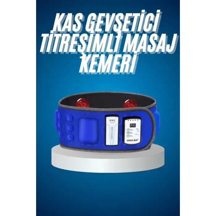 AsilTech Kas Rahatlatıcı Masaj Kemeri 5 Titreşimli Motor