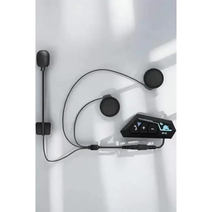 AsilTech Kask Kulaklığı Motosiklet Intercom Interkom Dinleme Konuşma Özellikli Su Geçirmez