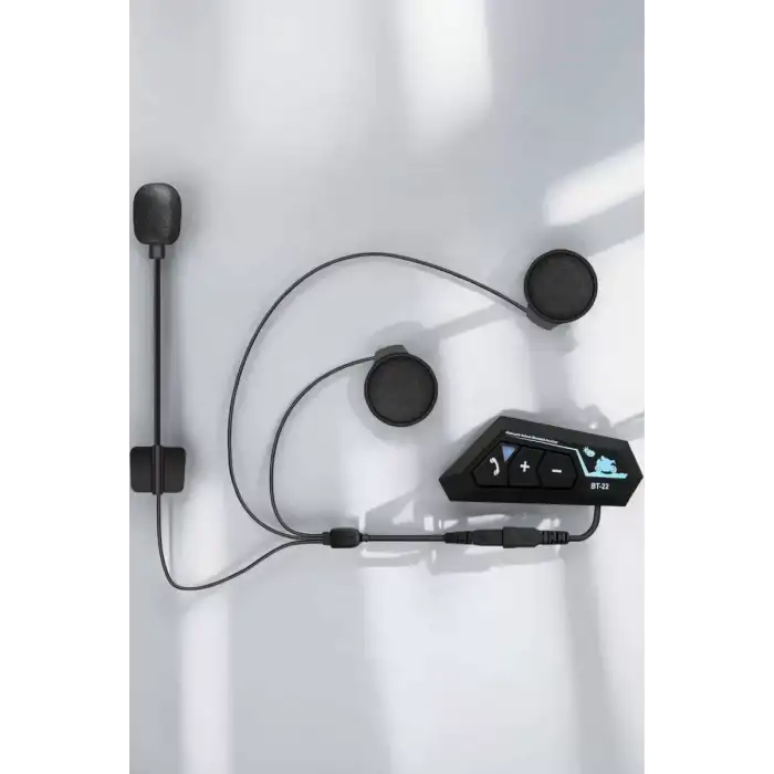 AsilTech Kask Kulaklığı Motosiklet Intercom Interkom Dinleme Konuşma Özellikli Su Geçirmez