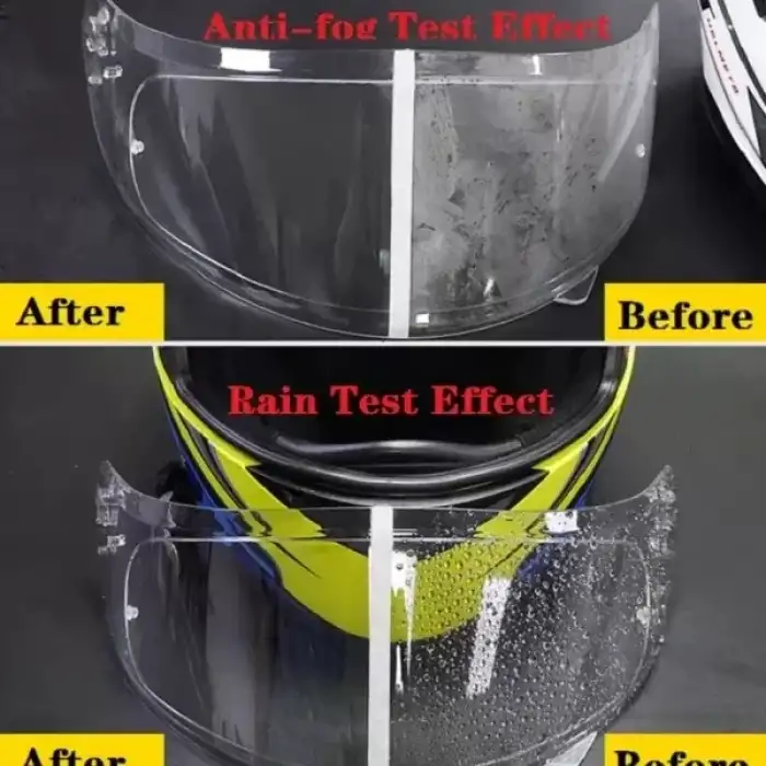 AsilTech Kask Vizörü İçin Yağmur ve Buğu Engelleyici Film