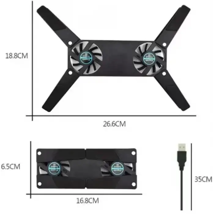 AsilTech Katlanabilir Laptop Soğutucu