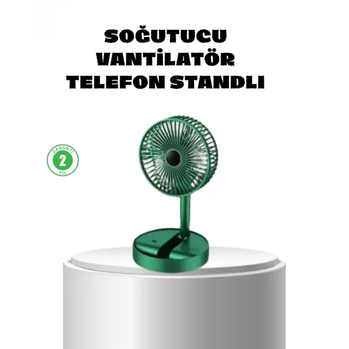 AsilTech Katlanabilir Mini Fan – 3 Kademeli Soğutma, Şarjlı