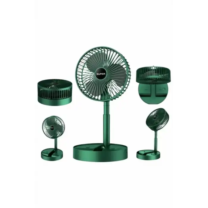 AsilTech Katlanabilir Usb Şarjlı Masaüstü Soğutucu Mini Fan Telefon Tutucu