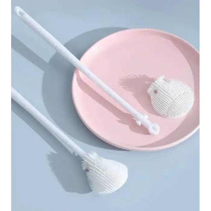 AsilTech Kavanoz ve Biberon Yıkama Fırçası Silikon