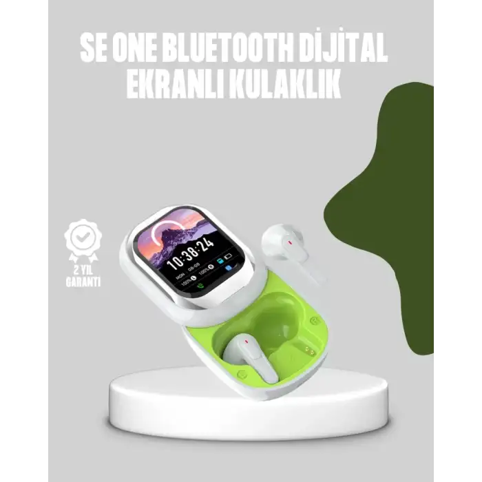 AsilTech Kayar Kapak Tasarımlı Dokunmatik Ekranlı Kablosuz Bluetooth Kulaklık