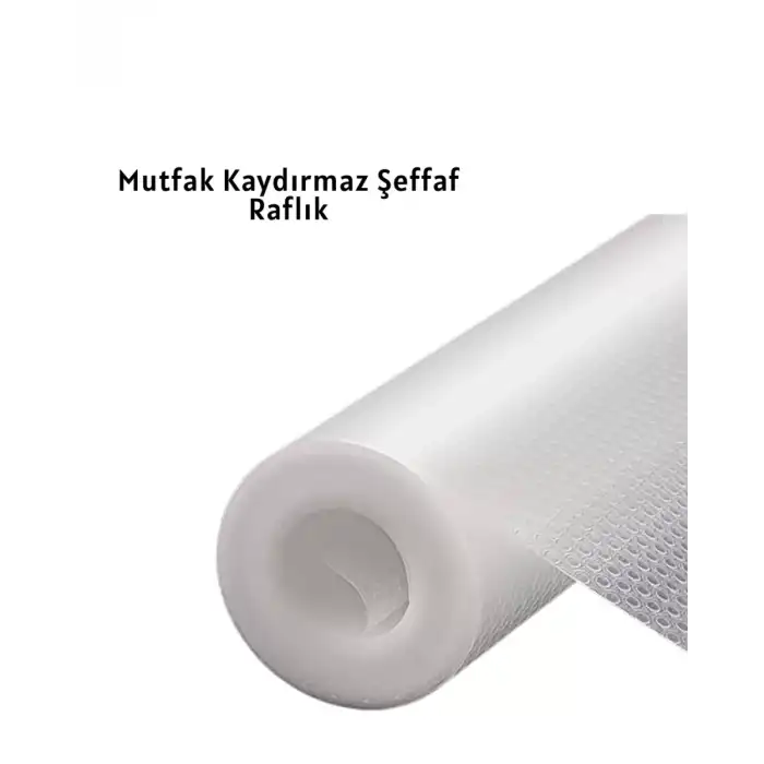 AsilTech kaydırmaz şeffaf raflık