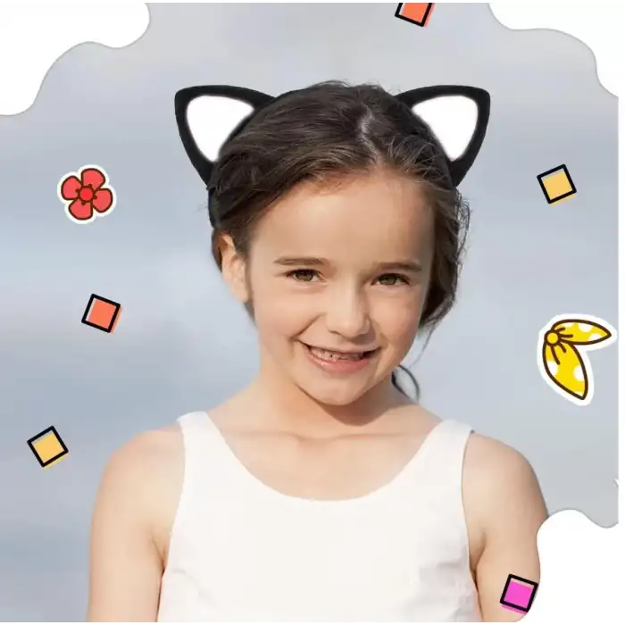 AsilTech Kedi Kulak Taç Pofuduk