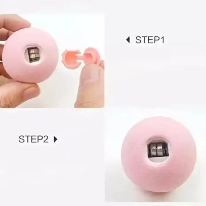 AsilTech Kedi Otlu 3 Sesli İnteraktif Top Kedi Oyuncağı