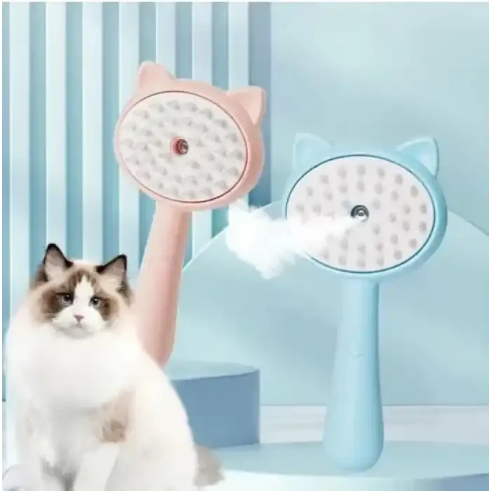 AsilTech Kedi ve Köpekler İçin Buharlı Masaj Tarağı