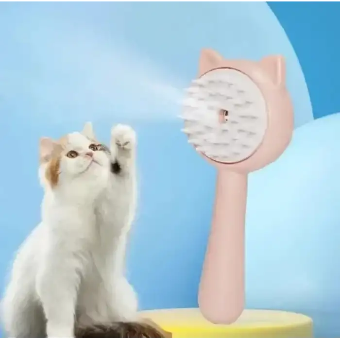 AsilTech Kedi ve Köpekler İçin Buharlı Masaj Tarağı
