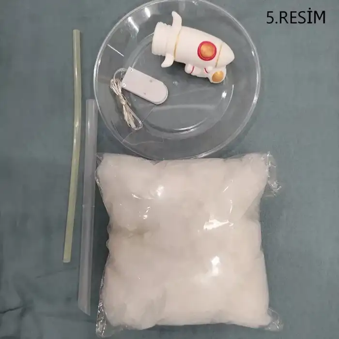 AsilTech Kendin Yap Uçan Astronot Tasarımlı Gece Lambası