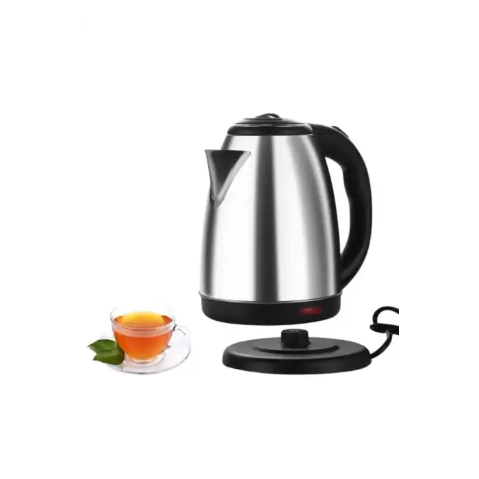 AsilTech Kettle Su Isıtıcı C F Priz Uyumlu 220 - 240 V Paslanmaz Çelik Kablolu